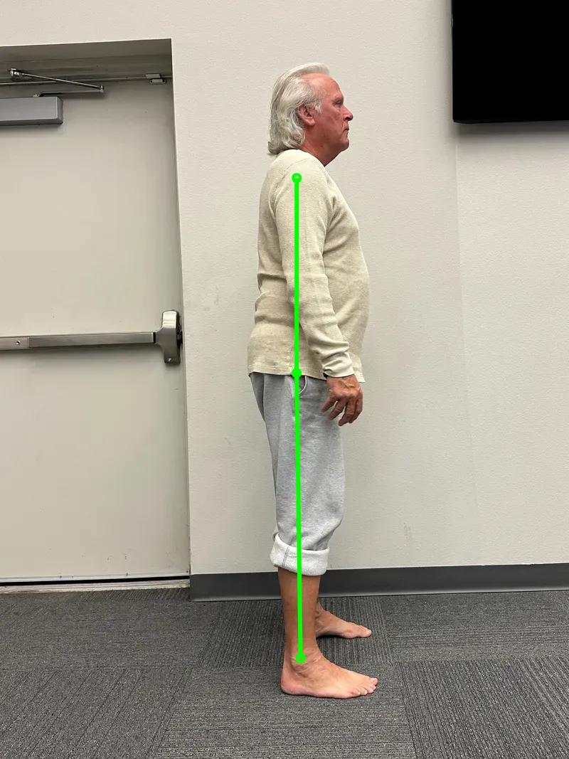 Robot-drawn right profile